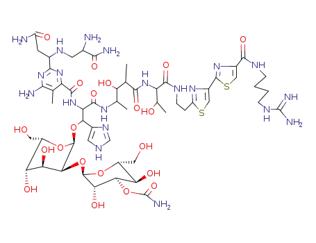 Molecular Structure of 9060-10-0 (Bleomycin B2)