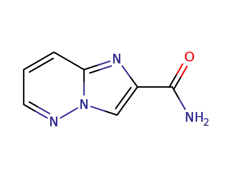 Molecular Structure of 123531-29-3 (Imidazo[1,2-b]pyridazine-2-carboxamide (9CI))