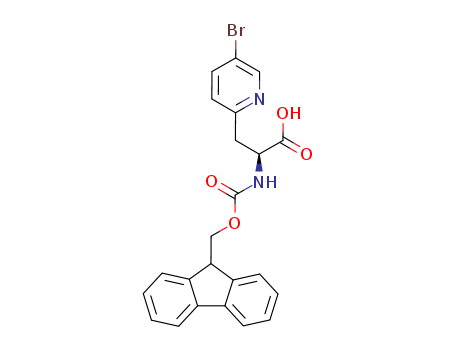 2-PYRIDINEPROPANOIC ACID 5-BROMO-A-[[(9H-FLUOREN-9-YLMETHOXY)CARBONYL]AMINO]-,(AS)-