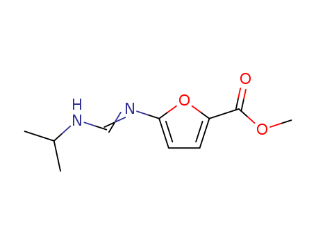 2-FURANCARBOXYLIC ACID 5-[[[(ISOPROPYL)AMINO]METHYLENE]AMINO]-,METHYL