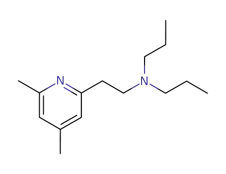 Molecular Structure of 101259-84-1 ([2-(4,6-dimethyl-[2]pyridyl)-ethyl]-dipropyl-amine)