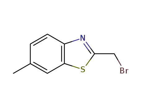 Molecular Structure of 110722-47-9 (2-(BROMOMETHYL)-6-METHYLBENZOTHIAZOLE)