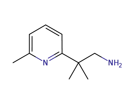 Molecular Structure of 929021-99-8 (2-Methyl-2-(6-methylpyridin-2-yl)propan-1-amine)