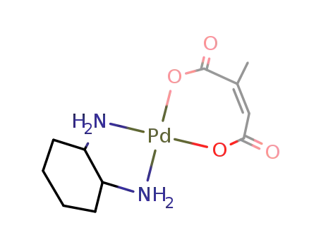 Molecular Structure of 119380-18-6 ({1,2-diaminocyclohexanepalladium(II)(citraconate))