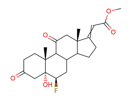 5a-Pregn-17(20)-en-21-oic acid, 6b-fluoro-5-hydroxy-3,11-dioxo-,methyl ester (6CI,7CI,8CI) cas  1104-01-4