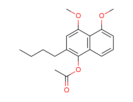 1-Naphthalenol,2-butyl-4,5-dimethoxy-, 1-acetate