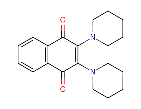 2,3-di(piperidin-1-yl)naphthalene-1,4-dione