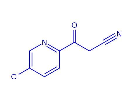 Molecular Structure of 1107053-87-1 (3-(5-chloropyridin-2-yl)-3-oxopropanenitrile)