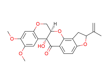 (2S,6aS,12aS)-6a-hydroxy-8,9-dimethoxy-2-(prop-1-en-2-yl)-1,2,12,12a-tetrahydrochromeno[3,4-b]furo[2,3-h]chromen-6(6aH)-one