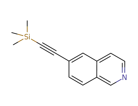 Molecular Structure of 1105710-05-1 (6-((TriMethylsilyl)ethynyl)isoquinoline)