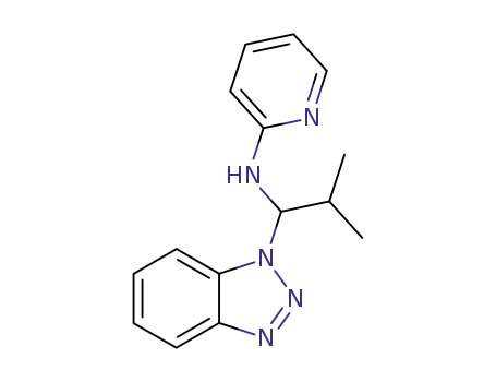 2-<1-(benzotriazol-1-yl)-2-methylpropylamino>pyridine
