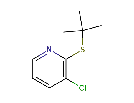 2-t-부틸티오-3-(클로로)피리딘