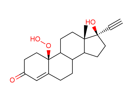 19-Norpregn-4-en-20-yn-3-one,10-hydroperoxy-17-hydroxy-, (17a)- (9CI) cas  1238-54-6