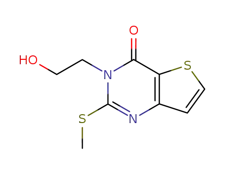 3-(2-hydroxyethyl)-2-methylthiothieno<3,2-d>pyrimidin-4(3H)-one