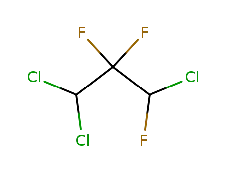 Molecular Structure of 131221-36-8 (1,1,3-Trichloro-2,2,3-trifluoropropane)