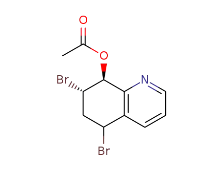 5,7-Dibromo-5,6,7,8-tetrahydroquinolin-8-yl acetate