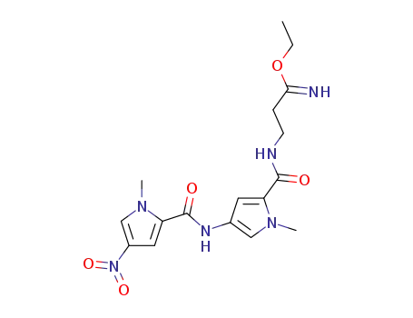3-({1-Methyl-4-[(1-methyl-4-nitro-1H-pyrrole-2-carbonyl)-amino]-1H-pyrrole-2-carbonyl}-amino)-propionimidic acid ethyl ester