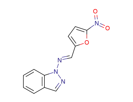 1H-Indazol-1-amine, N-((5-nitro-2-furanyl)methylene)-