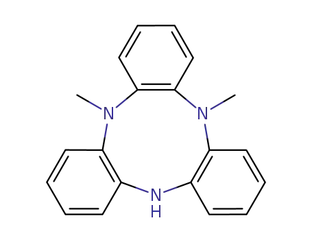 Molecular Structure of 1207630-03-2 (1,4-dimethyltribenzo[b,e,h][1,4,7]triazacyclonona-2,5,8-triene)