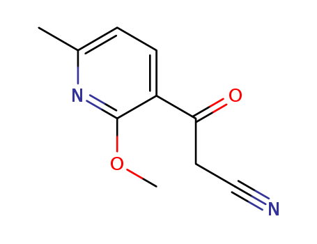 3-(2-methoxy-6-methyl-pyridin-3-yl)-3-oxo-propionitrile