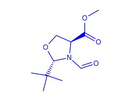methyl (2S,4S)-2-tert-butyl-3-formyl-oxazolidine-4-carboxylate