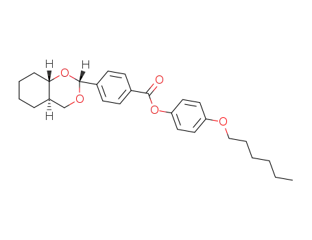 (2R,4aR,8aS)-4-(Hexahydro-benzo[1,3]dioxin-2-yl)-benzoic acid 4-hexyloxy-phenyl ester