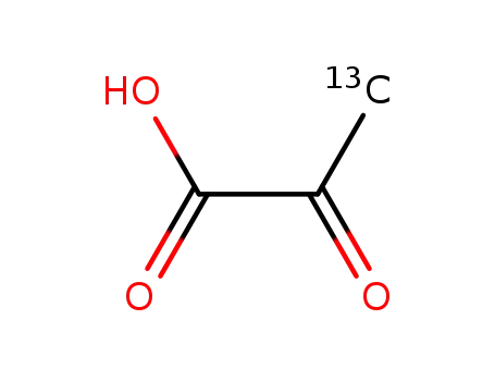 2-oxo-[3-<sup>13</sup><i>C</i>]propionic acid