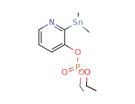 Molecular Structure of 1256814-33-1 (diethyl 2-(trimethylstannyl)pyridin-3-yl phosphate)