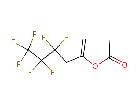 Acetic acid 3,3,4,4,5,5,5-heptafluoro-1-methylene-pentyl ester