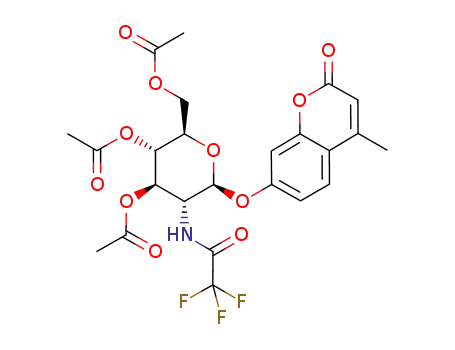 4-메틸움벨리페릴3,4,6-트리-O-아세틸-2-데옥시-2-트리플루오로아세트아미도-bD-글루코피라노사이드