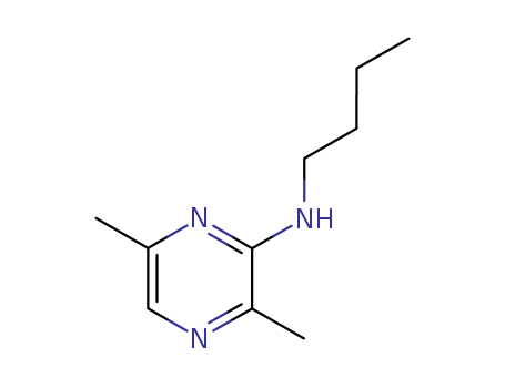 Pyrazine, 3-(butylamino)-2,5-dimethyl- (8CI)