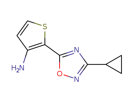 3-Amino-2-(3-cyclopropyl-1,2,4-oxadiazol-5-yl)-thiophene
