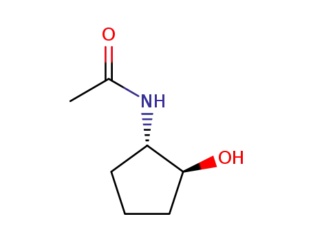 Molecular Structure of 137254-02-5 ((S,S)-trans-2-acetamidocyclopentanol)