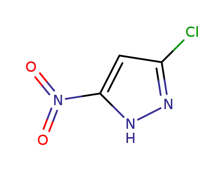 Molecular Structure of 1369959-12-5 (5-chloro-3-nitro-1H-pyrazole)