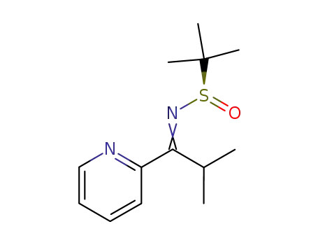 (R<sub>S</sub>)-N-[2-methyl-1-(pyridin-2-yl)propylidene]-2-methylpropane-2-sulfinamide