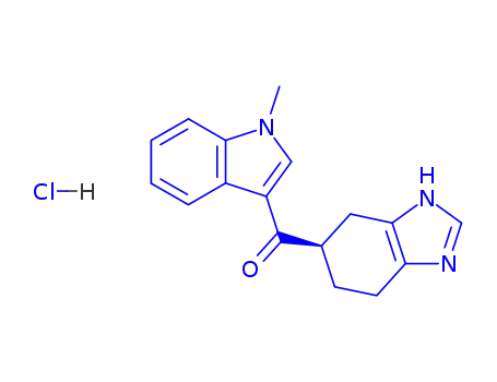 메탄온, (1-메틸-1H-인돌-3-일)(4,5,6,7-테트라히드로-1H-벤즈이미다졸-5-일)-, 모노히드로클로라이드, (S)-
