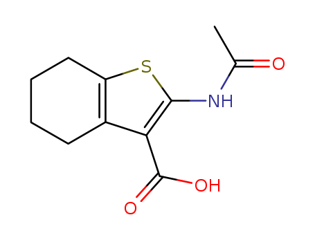 2-(Acetylamino)-4,5,6,7-tetrahydro-1-benzothiophene-3-carboxylic acid