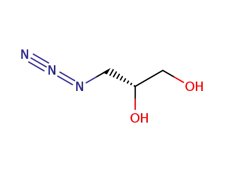 Molecular Structure of 131321-84-1 ((R)-3-Azido-1,2-propanediol)