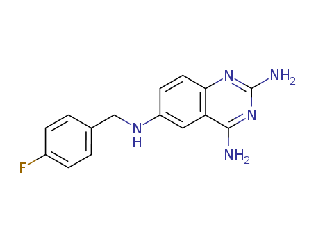 2,4,6-Quinazolinetriamine,N6-[(4-fluorophenyl)methyl]- cas  13794-63-3