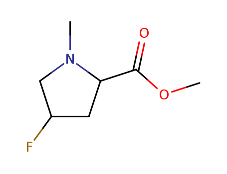 Proline, 4-fluoro-1-methyl-, methyl ester, L- (8CI)