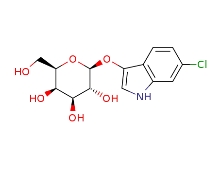 Molecular Structure of 138182-21-5 (6-CHLORO-3-INDOLYL-BETA-D-GALACTOPYRANOSIDE)