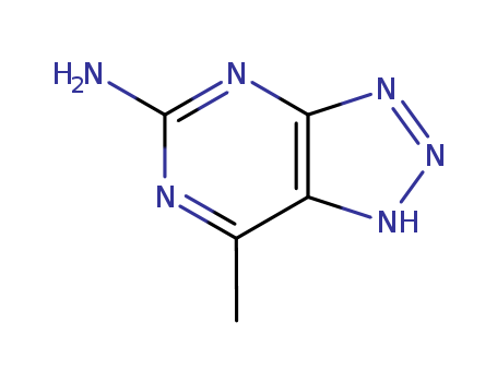 1H-v-Triazolo[4,5-d]pyrimidine, 5-amino-7-methyl- (8CI)