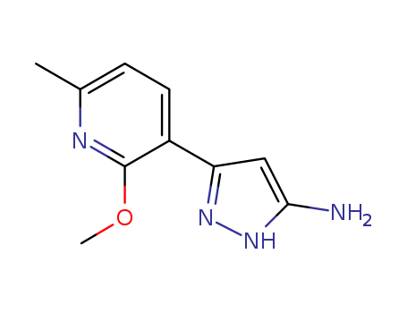 5-(2-methoxy-6-methyl-pyridin-3-yl)-2H-pyrazol-3-ylamine