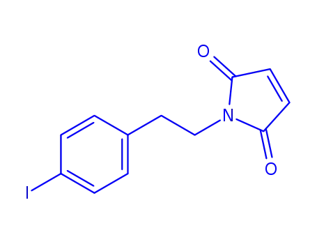 Molecular Structure of 136947-30-3 (N-(4-iodophenethyl)maleimide)