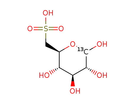 [1-<sup>13</sup>C]-6-deoxy-6-sulfo-D-glucopyranose