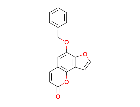 6-benzyloxy-furo[2,3-<i>h</i>]chromen-2-one