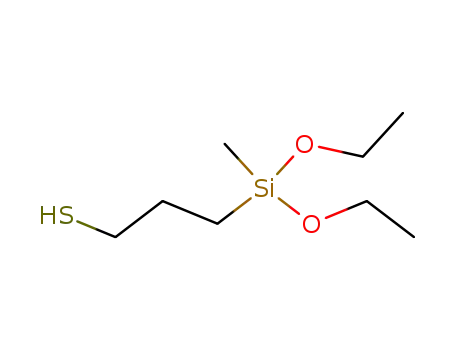 Molecular Structure of 13818-38-7 (3-(diethoxymethylsilyl)-1-Propanethiol)