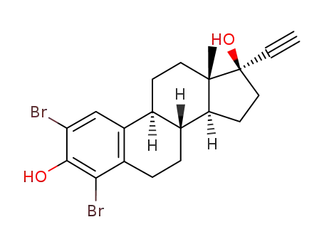 2,4-디브로모-17-에티닐(6,7)에스트라디올