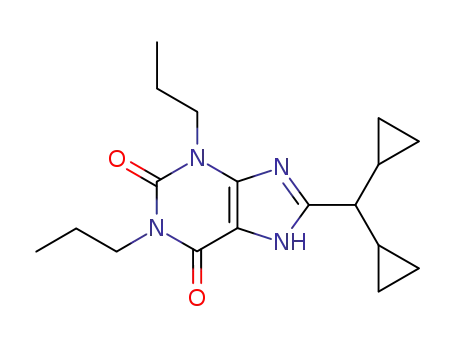 8-(디시클로프로필메틸)-1,3-디프로필크산틴