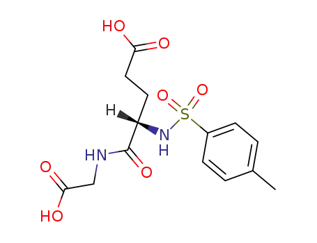 Molecular Structure of 7384-33-0 (<i>N</i>-[<i>N</i>-(toluene-4-sulfonyl)-L-α-glutamyl]-glycine)